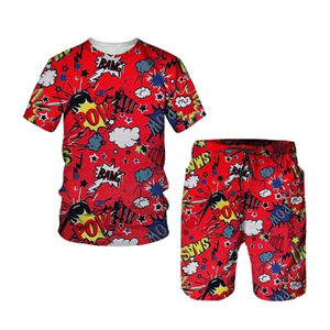 NEW 3D Cartoon Print Men's <b>T</b>-<b>shirt</b> Shorts Suit Summer Male Sportswear 2pc Set Hip Hop Tee Top Street Wear Men Clothing - Product Image 3