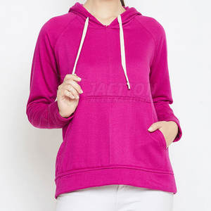 Sudadera con Capucha para Mujer, Color Sólido, Transpirable, Informal, Ropa de Invierno, 100% Algodón, Personalizable, Hecha en Pakistán - Product Image 1