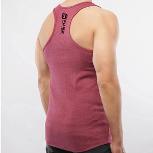 Wholesale OEM Custom Logo Men's Muscle Dry Fit Workout Tank Tops Custom Bodybuilding Gym Athletic <b>Stringer</b> Tops - Product Image 2