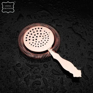 ที่กรองบาร์คุณภาพระดับพรีเมียมมาใหม่อุปกรณ์ตัวกรองน้ำแข็งและไวน์ทำจากเหล็กสแตนเลสสำหรับค็อกเทลบาร์เทนเดอร์ - Product Image 5