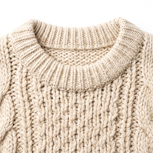 Suéter de viscosa de punto grueso extragrande para mujer, transpirable, cómodo, informal, tipo jersey, OEM, ODM, venta al por mayor, fábrica, logotipo personalizado, bajo costo - Product Image 6