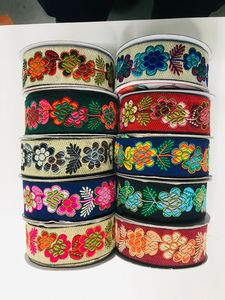 Haute qualité Jacquard broderie dentelle tissu élégant Design Floral doux au toucher pour vêtements élégants robes chaussures sacs - Product Image 4