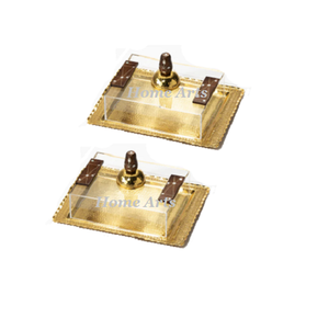 Metal And Glass <b>Cake</b> Serving <b>Stand</b> With Lid Fancy Design Round Shape <b>Cake</b> Serving Tray With Lid In Bulk - Product Image 6