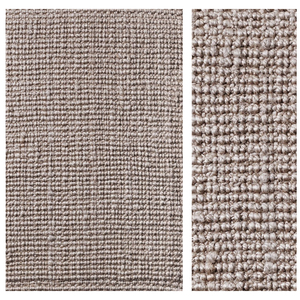 Tapis à tissage plat tressé en jute réversible et écologique fait à la main Technique jacquard bohème abstrait antidérapant à usage domestique - Product Image 3
