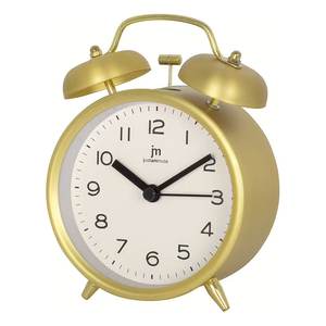 Lowell <b>Desk</b> & Table Alarm Clock JA 7111G Gold Finish with Stylish Design - Product Image 1