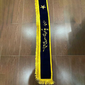 Masonic Regalia Knights Templar Great Priory Sash Fajas bordadas personalizadas Oem y Odm Ronpex - Product Image 1