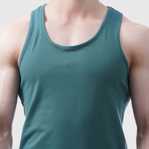 Camisetas de tirantes de gimnasio sin mangas con diseño personalizado para hombre, ropa activa, ajuste regular, transpirable, talla grande, precio - Product Image 6
