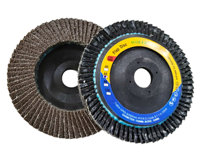 Disco de Láminas de Óxido de Aluminio de Alto Rendimiento y Alta Dureza, 4'' (100 mm), 5 mm de Espesor, para Máquinas de Lijar, Acero Inoxidable - Product Image 2