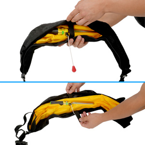 Gilet de sauvetage gonflable pour adulte (WCP-FW01) Ceinture de sécurité marine gonflable au CO2 avec système d'inflation UML MK5 pour les activités offshore - Product Image 4