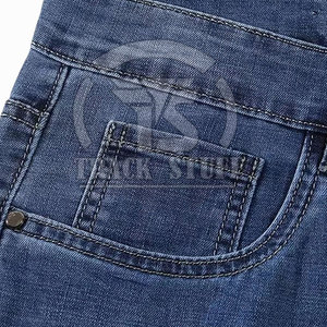Shorts en jean décontractés pour homme en coton denim, taille mi-haute, respirants, légers et amples – Grande Vente - Product Image 6