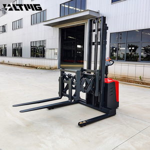 Chariot élévateur à ciseaux d'entrepôt LTMG 1.5ton 2ton 1500kg 2000kg gerbeur électrique à double portée profonde avec jambe large - Product Image 2