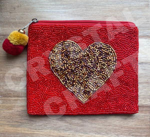 Pochette à monnaie perlée Kolly Seed beau portefeuille porte-monnaie perlé personnalisé pour les femmes pochette à monnaie à la mode avec - Product Image 4