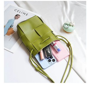 Fabricant OEM Sacs en cuir tissé de haute qualité pour dames Mini sacs à main Sac à bandoulière pour femmes - Product Image 5