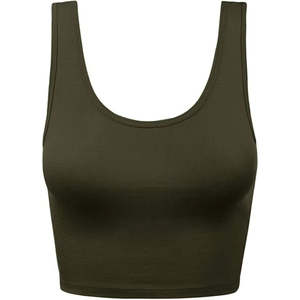 เสื้อชั้นในกีฬาผู้หญิงสวมใส่สบาย ผ้าเนื้อนุ่ม ยืดหยุ่นพอดีตัว เหมาะสำหรับออกกำลังกาย โยคะ เดินเล่น ออกกำลังกายที่บ้าน และใช้ในชีวิตประจำวัน - Product Image 6