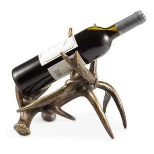 Porte-vin triangulaire en nickel coulé, présentoir à 6 bouteilles, organisateur de table, décor de salle à manger, bouteilles de vin de comptoir - Product Image 6
