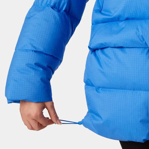 Chaqueta de invierno acolchada con Capucha ajustable para mujer OEM, transpirable, arena, piel de oveja, cuero, burbuja sólida, venta al por mayor, personalizable - Product Image 4