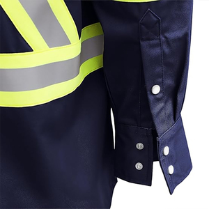 Ropa de Seguridad de Alta Visibilidad, Camisas de Soldadura FR, Camisa Resistente a las Llamas, Ropa de Trabajo Ignífuga - Product Image 5