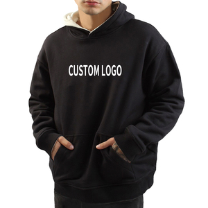 Sweatshirts à capuche double couche pour hommes de haute qualité 500 Gsm Cotton Heavyweight Hoodies Custom Embroidery Hoodie Unisex - Product Image 1