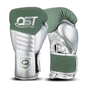 Guantes de boxeo para niños de cuero de vaca de alta resistencia Top Quty 4oz 14oz MMA Muay Thai Kickboxing Guantes de entrenamiento Perforación OEM ODM - Product Image 3
