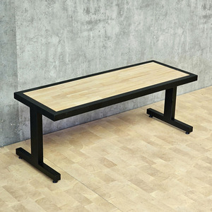 SAHO Minimalist Design <b>Dining</b> <b>Chair</b> 120x45x43(cm) GA68005 Stable I-Shape Eating Bench - Product Image 5