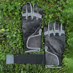 Guantes de Bateo de Béisbol Profesionales Premium Personalizados para Hombre y Mujer, Ligeros, Duraderos, de Cuero, con Cierre Ajustable para Softbol - Product Image 2