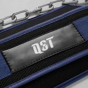 Nouvelle ceinture de trempage en nylon QST pour la musculation avec chaîne robuste Logo personnalisé Ceinture de trempage durable d'haltérophilie et de dynamophilie - Product Image 6