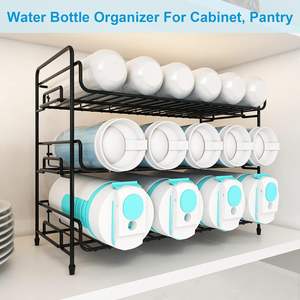 Organizador de Botellas de Agua para Gabinete, Estante de Almacenamiento que Ahorra Espacio para Cocina y Despensa - Product Image 3