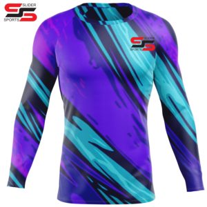 เสื้อรัดกล้ามแขนยาวป้องกันรังสียูวีสำหรับ MMA BJJ คิกบ็อกซิ่ง ระบายอากาศ แห้งเร็ว พร้อมโลโก้สั่งทำ - Product Image 3