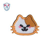Nouvelle bouffée 3D chaude avec broderie fer sur bâton sur des badges de patchs brodés personnalisés pour vêtement de mode