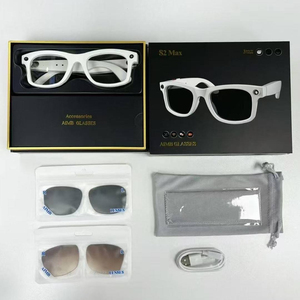 แว่นตาอัจฉริยะ Aimb Glasses S2 Max บันทึกวิดีโอ 1080P กันน้ำ IPX4 กรอบโลหะ ระบบนำทาง AR ผู้ช่วย AI - Product Image 2