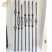 LD Metal 1/2 "Powder Coated Creux Square Basket Knuckle Metal Escalier Balustres en métal en vente Escalier Fer Broches et accessoires