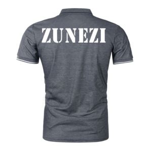 เสื้อยืดกอล์ฟโปโลผู้ชายพิมพ์โลโก้ที่มีคุณภาพสูงผ้าถักเบาระบายอากาศได้ดีพิมพ์โลโก้ตามสั่ง - Product Image 2