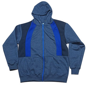 Sudaderas con capucha de algodón de alta calidad con cremallera de gran tamaño Unisex de peso pesado polar hombro caído liso en blanco personalizado tallas de hombres y mujeres - Product Image 1