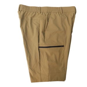 Pantalones cortos de golf de viaje activos para hombre, bolsillos con cremallera, pantalones cortos deportivos informales ligeros de secado rápido, logotipo personalizado, transpirables, cintura media - Product Image 3