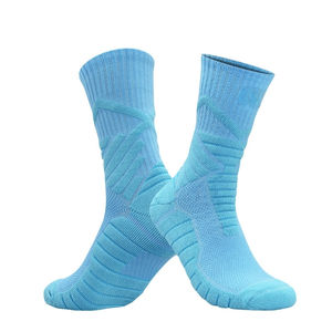 Custom Knit Embroidered Logo Crew <b>Socks</b> <b>Mens</b> Running Athletics Basketball Sports <b>Socks</b> - Product Image 6