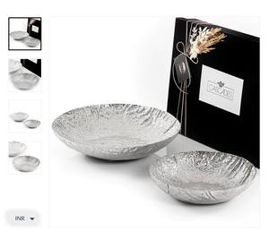 ชามตกแต่งโลหะสีทองสุดหรูชิ้นกลางโต๊ะสวยหรูหราเน้นที่บ้านเหมาะสำหรับการจัดแสดงอาหาร - Product Image 4