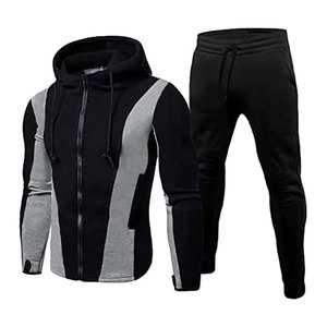 Survêtement d'hiver pour homme, design personnalisé, deux pièces, 100% coton, séchage rapide, léger, respirant, avec fermeture à cordon - Product Image 3