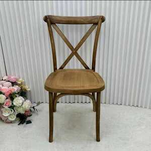 เก้าอี้รับประทานอาหารไม้สไตล์หลุยส์ที่ 15 แบบโมเดิร์นเหมือนในฝัน สำหรับร้านอาหารและการใช้งานกลางแจ้ง เฟอร์นิเจอร์สำหรับงานจัดเลี้ยงและงานแต่งงาน - Product Image 2