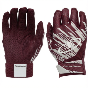 Guantes de Bateo de Béisbol de Diseño Personalizado, Palma de Cuero Especializada, Diseño Hexagonal Agresivo, MOQ Bajo, Guantes de Bateo de Softbol al por Mayor - Product Image 3