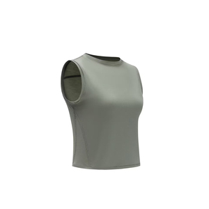 Breathable womens yoga <b>tops</b> custom gym workout wear oem fitness clothing with private label branding and logo customization - Product Image 1