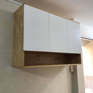 Armoire de cuisine murale moderne TBT68001 120x35x80cm 3 portes en bois avec matériaux en MDF et panneaux - Product Image 6