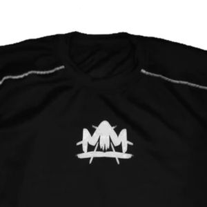 Camiseta Deportiva Tech Performance para Hombre, Corte Atlético, Ligera, Tela Negra, Ropa Deportiva, Estilo Casual Urbano - Product Image 5