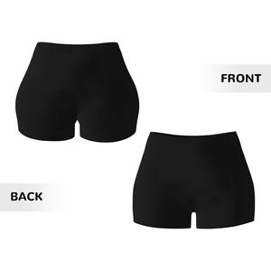Customized Women Sport Shorts High Waist Black Color Workout Shorts Fitness Yoga Gym Running Short - Product Image 5