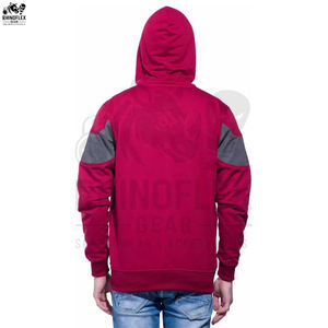 Nouveauté Ensemble de sweats à capuche d'entraînement unisexe avec fermeture éclair en coton mélangé avec des basiques personnalisés et respirants - Product Image 5