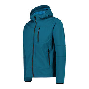 Wholesale Custom Embroidered Logo Softshell <b>Jacket</b> <b>Waterproof</b> Casual Winter Windbreaker Hooded Zipper Closure <b>Thin</b> Fabric - Product Image 3