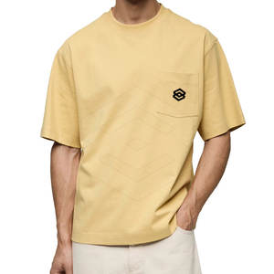 Camiseta de gran tamaño de alta calidad, camisa fácil de usar para hombres, camiseta ligera, camisa de Color personalizada, ropa informal, camisetas de gran tamaño - Product Image 1