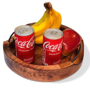 Plateau de service de luxe haut de gamme de designer européen, plateau à fruits vintage pour la décoration de la maison, plateau de service en bois de luxe - Product Image 3