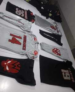 Uniforme de fútbol americano para adultos bordado Diseño personalizado transpirable de talla grande Jersey sudaderas con capucha 7v7 bolsa de lona - Product Image 1