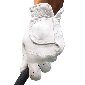 Perforated Cabretta Golf Gloves With Custom Logo Printing Tag Label Embroidery And Personalized Packaging For Men Or Women - Product Image 1