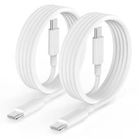Cable de Carga Rápida USB-C a USB-C al por Mayor para iPhone 15/16, iPad, Mac (Paquete de 2) - Blindaje Trenzado y Conductor de Cobre Puro